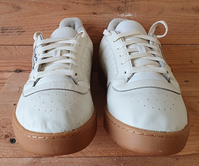 Adidas Powerphase Low Leather Trainers UK11.5/US12/EU46.5 FU9542 Off-White