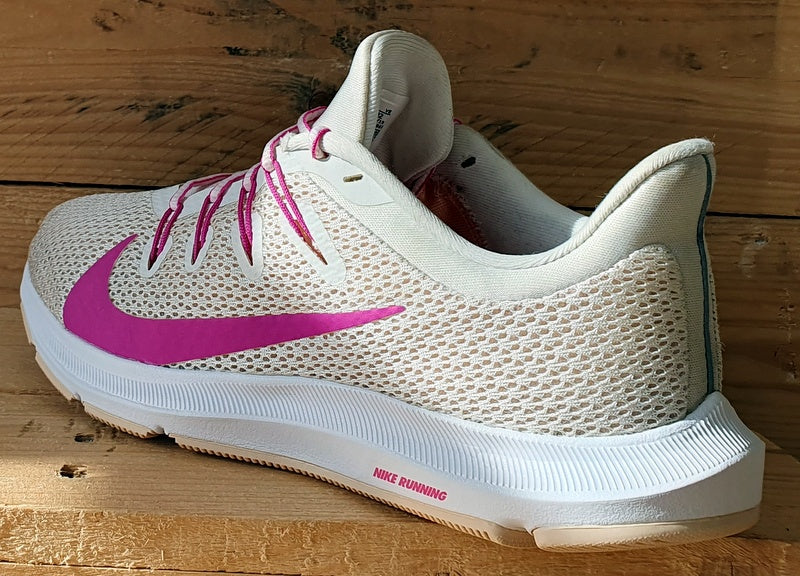 Nike Quest 2 Low Textile Trainers UK5/US7.5/EU38.5 CI3803-102 White Fire Pink
