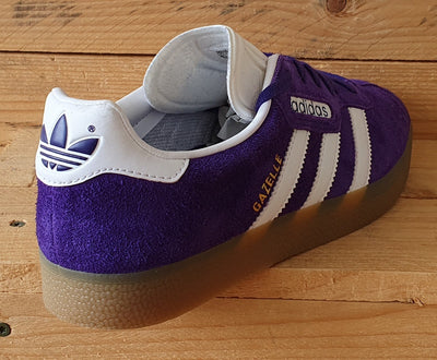 Adidas Gazelle Super Low Suede Trainers UK8/US8.5/EU42 BY9780 Energy Ink Purple