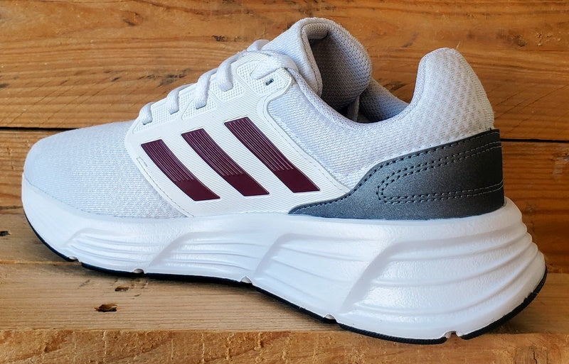Adidas Galaxy 6 Low Textile Trainers UK8/US8.5/EU42 IE8136 Cloud White/Red