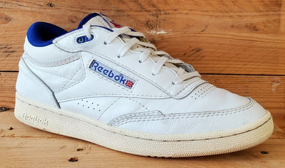 Reebok Club C 2 Mid Leather Trainers UK10/US11/EU44.5 H69121 White/Blue