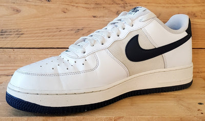 Nike Air Force 1 Low Leather Trainers UK8.5/US9.5/EU43 HF4298-100 White/Obsidian