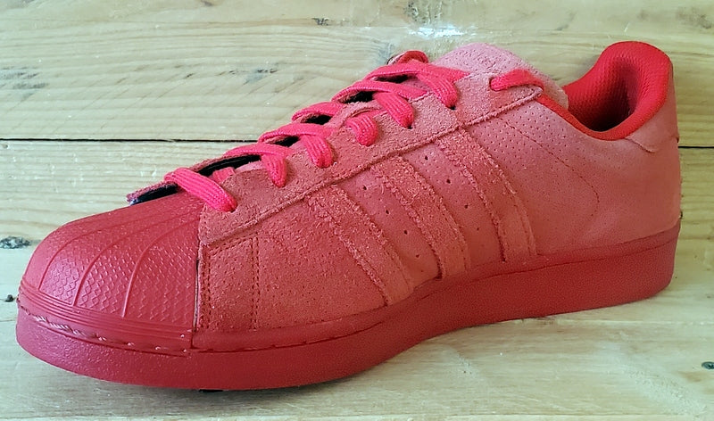 Adidas Superstar RT Low Suede Trainers UK10/US10.5/EU44.5 S79475 Triple Red