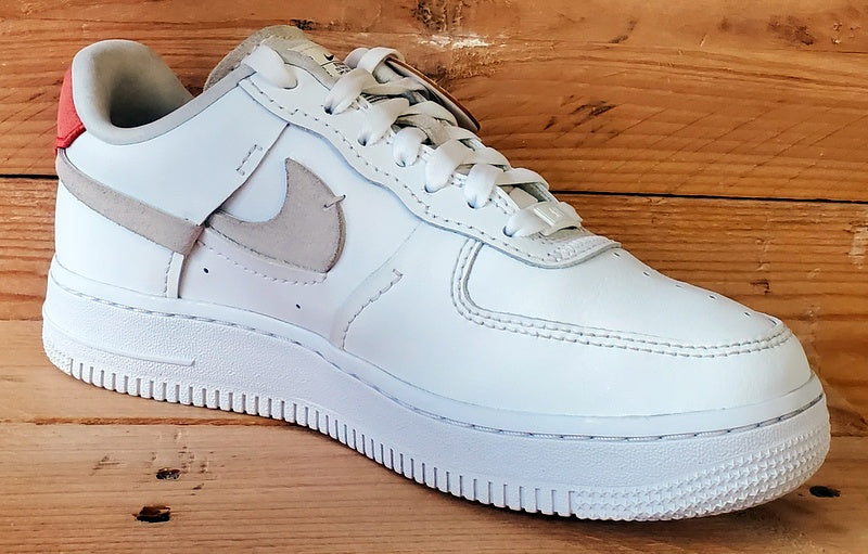 Nike Air Force 1 LX Vandalised Leather Trainers UK4.5/US7/EU38 898889-103 White