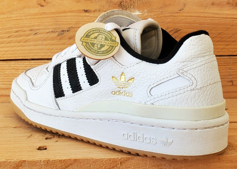 Adidas Forum Low Leather Trainers UK5/US5.5/EU38 H01924 Cloud White/Black/Gum