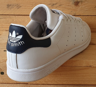 Adidas Stan Smith Low Leather Trainers UK10/US10.5/EU44.5 M20325 Core White/Navy