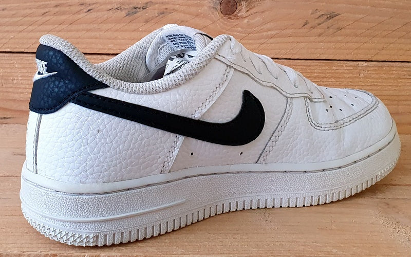 Nike Air Force 1 Low Leather Trainers CZ1685-100 White/Black UK2/US2.5Y/EU34