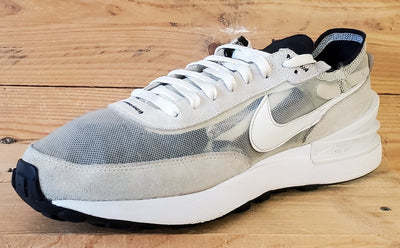 Nike Waffle One Low Textile/Suede Trainers UK10/US11/E45 DA7995-100 Summit White