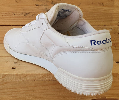 Reebok Classic Low Leather Trainers UK12/US13/EU47 2-3475 Triple White