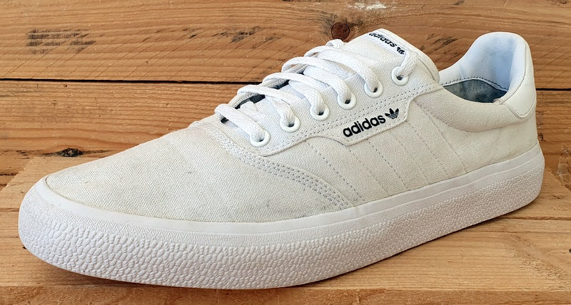 Adidas Original 3MC Low Canvas Trainers B22705 Triple White UK12/US12.5/EU47