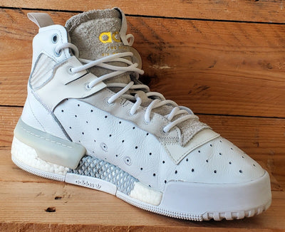 Adidas Rivalry RM Mid Leather Trainers UK8/US8.5/EU42 G27978 Triple White
