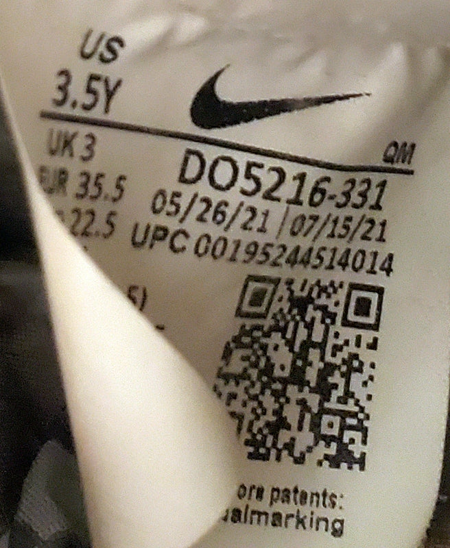 Nike Blazer 77 Premium Mid Trainers UK3/US3.5Y/EU35.5 DO5216-331 Oil Green