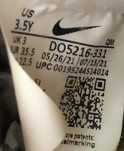 Nike Blazer 77 Premium Mid Trainers UK3/US3.5Y/EU35.5 DO5216-331 Oil Green