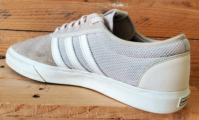 Adidas Adiease Low Suede Trainers UK11/US11.5/EU46 EE7292 Linen/Chalk/White