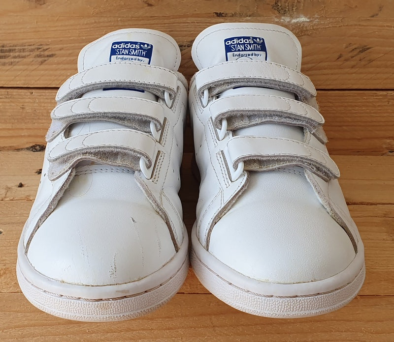 Adidas Stan Smith Low Leather Trainers UK4 US4.5 EU36.5 S80042 Cloud White VintageTrainers