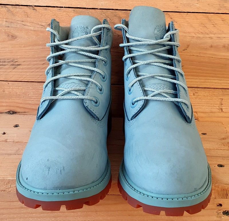 Powder blue timbs best sale