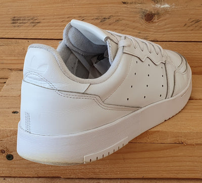 Adidas Supercourt Low Leather Trainers UK10/US10.5/EU44.5 EE6037 Triple White