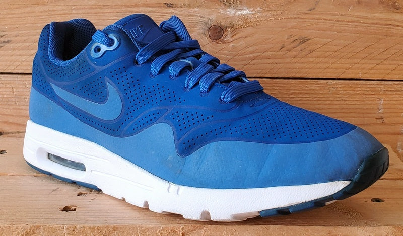 Nike Air Max 1 Ultra Moire Textile Trainers UK6/US8.5/EU40 704995-400 Game Royal