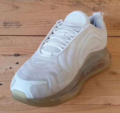 Nike Air Max 720 Low Textile Trainers UK5.5/US6Y/EU38.5 AQ3196-100 Triple White