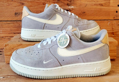Nike Air Force 1 Low Suede Trainers UK6/US8.5/EU40 DZ4863-001 Light Bone