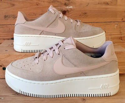 Nike Air Force 1 Sage Suede Trainers UK4/US6.5/EU37.5 AR5339-201 Particle Beige