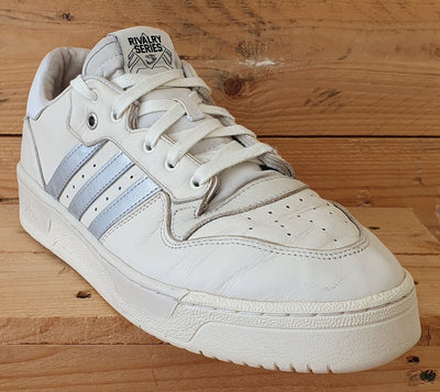 Adidas Rivalry Consortium Low Leather Trainers UK10/US10.5/EU44.5 IF0603 Chalk