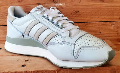 Adidas Originals ZX 500 Low Leather Trainers UK9/US9.5/EU43 GX1601 White