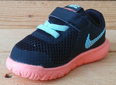 Nike Flex Experience 5 Kids Trainers 844993-002 Black/Pink/Blue UK4.5/US5C/EU21