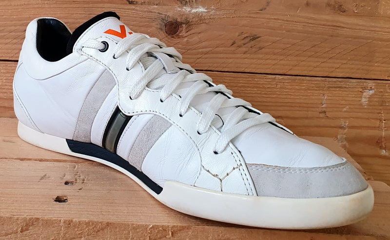 Adidas Y-3 Yohji Yamamoto Low Leather Trainers UK8.5/US9/EU42.5 U4299 White