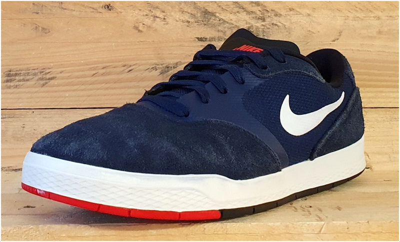 Nike SB Paul Rodriguez 9 Suede Trainers UK10/US11/EU45 749555-410 Navy Blue/Red
