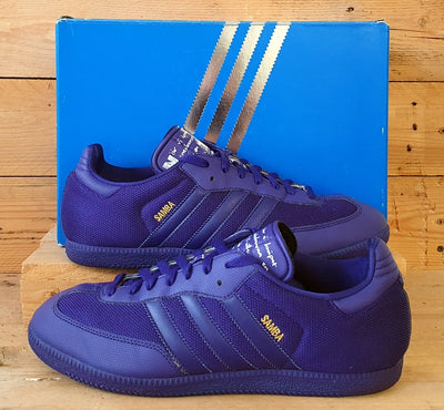 Adidas Samba Collegiate Low Textile Trainers UK10.5/US11/EU45 G14861 Purple