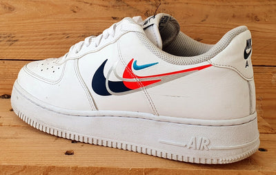 Nike Air Force 1 Low Quadruple Swoosh Trainers UK8/US9/EU42.5 FJ4226-100 White