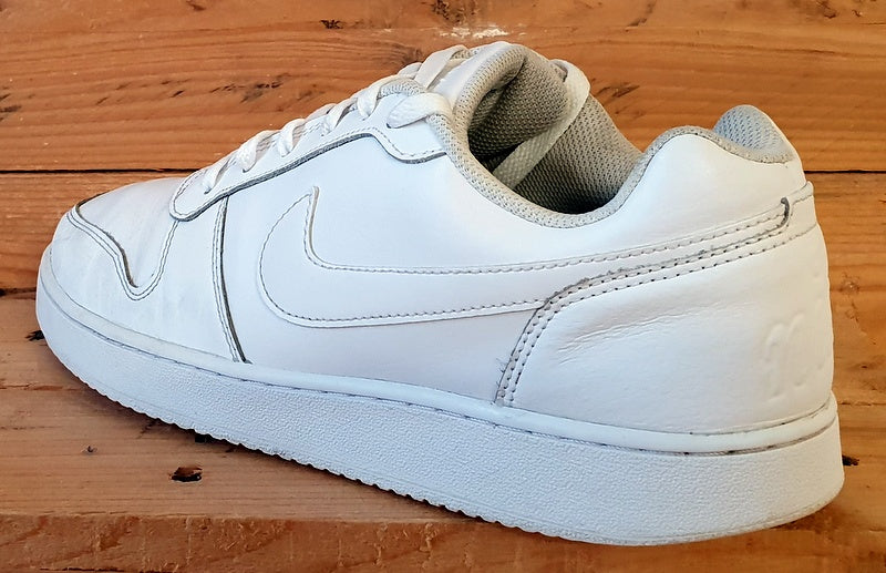 Nike Ebernon Low Leather Trainers UK8.5/US9.5/EU43 AQ1775-100 Triple White