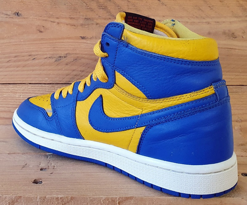 Nike Air Jordan 1 Mid Leather Trainers UK4/US6.5/EU37.5 FD2596-700 Reverse Laney