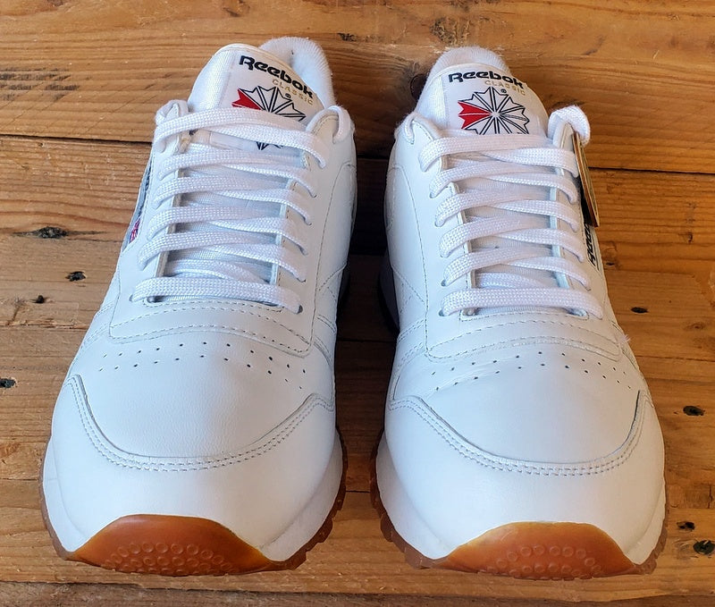 Reebok Classic Low Leather Trainers UK8/US9/EU42 49799 White/Gum