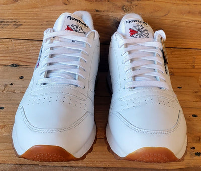 Reebok Classic Low Leather Trainers UK8/US9/EU42 49799 White/Gum