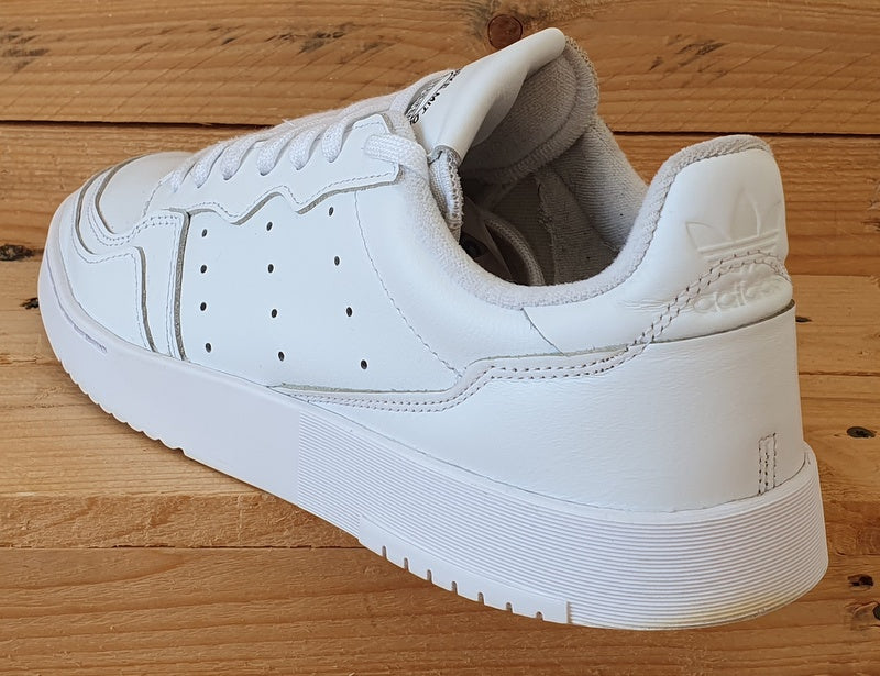 Adidas Supercourt Low Leather Trainers UK10/US10.5/EU44.5 EE6037 Triple White