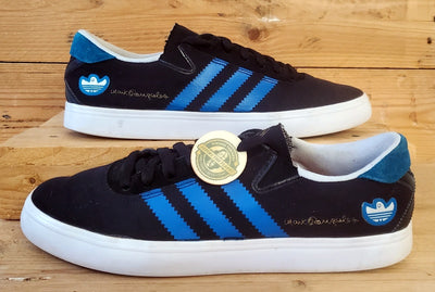 Adidas Gonz Pro Low Canvas Trainers UK9/US9.5/EU43 G98162 Black/Blue
