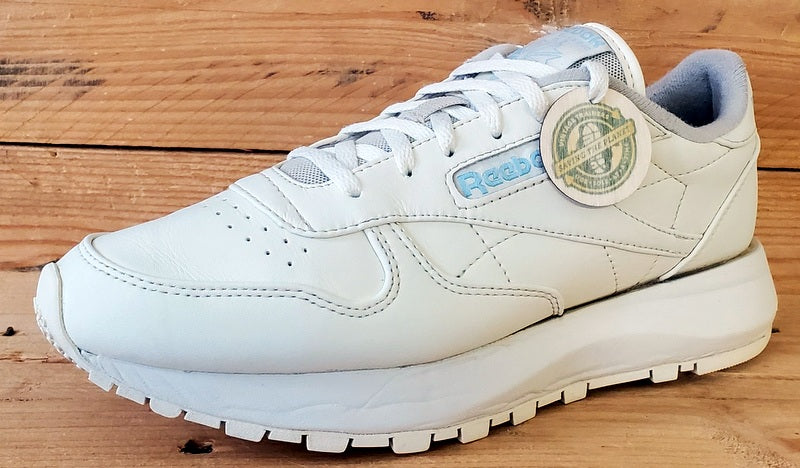Reebok Classic Low Vegan Leather Trainers UK4.5/US7/EU37.5 100033448 Chalk