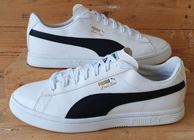 Puma Court Star Low Leather Trainers UK10/US11/EU44.5 387798-01 White/Black