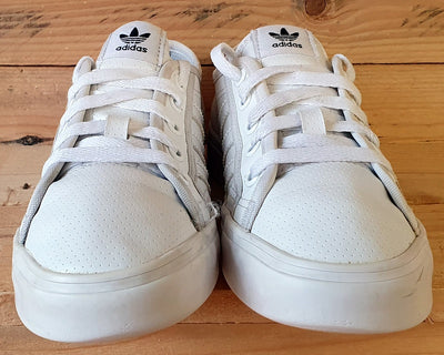 Adidas Original Nizza Low Leather Trainers UK3/US3.5/EU35.5 BB5574 Triple White