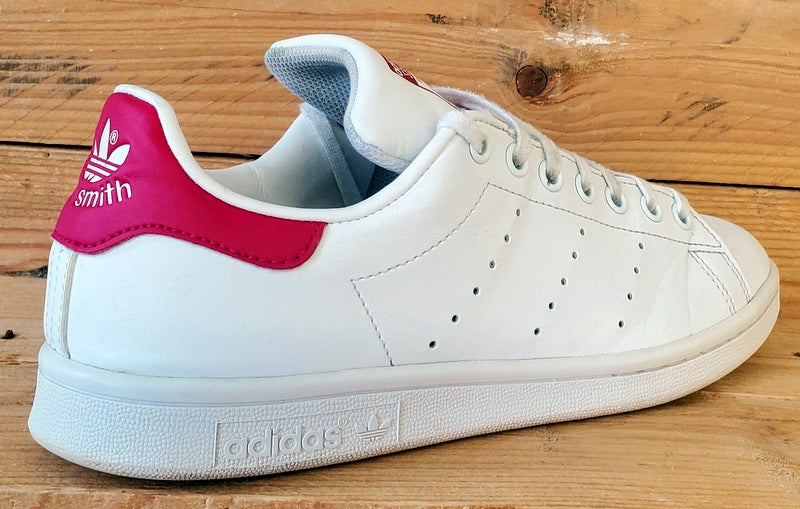 Adidas Stan Smith Low Leather Trainers UK5.5/US6/EU38.5 FX7522 White/Pink