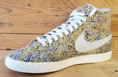 Nike Blazer Liberty Mid Textile Trainers UK9/US11.5/EU44 529037-700 Yellow/White