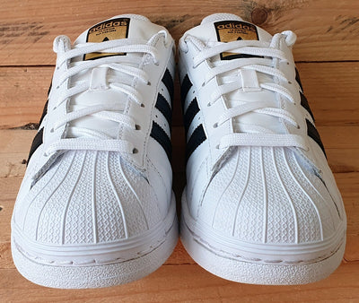 Adidas Superstar Leather Trainers UK4/US4.5/EU36.5 C77124 Cloud White/Core Black