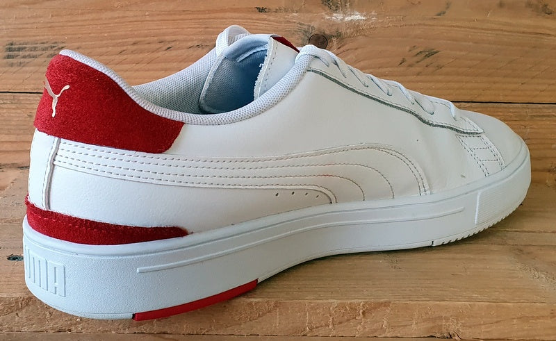 Puma Serve Pro Leather Trainers UK10/US11/EU44.5 380188-03 White High Risk Red