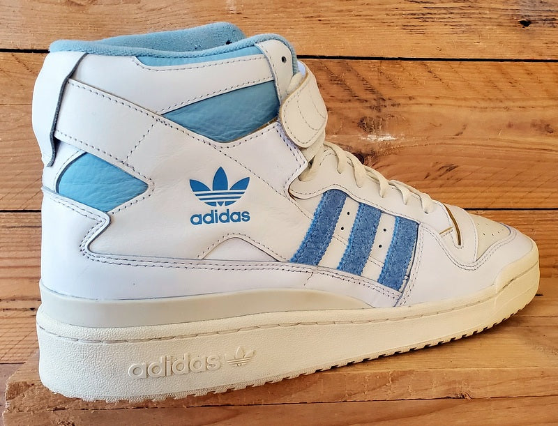 Adidas Forum 84 Mid Leather Trainers UK12.5/US13/EU48 GW5924 White/Blue