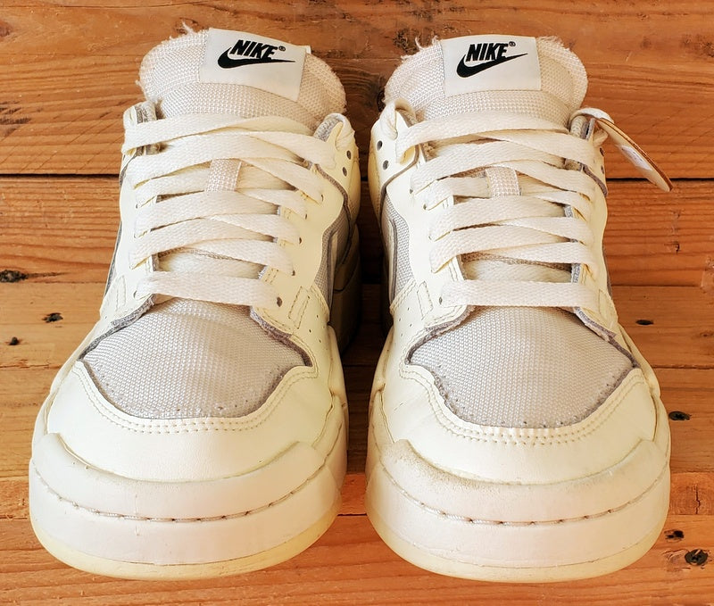 Nike Dunk Disrupt Low Leather Trainers UK6/US8.5/EU40 CK6654-105 Coconut Milk