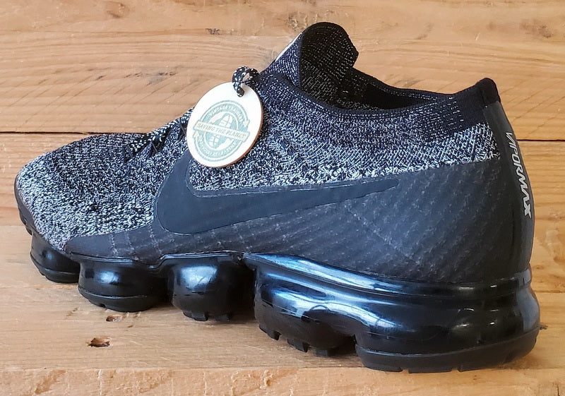 Nike Air Vapormax Low Flyknit Trainers UK8.5/US9.5/EU43 849558-041 Oreo