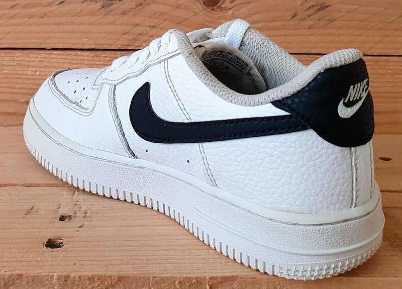 Nike Air Force 1 Low Leather Trainers CZ1685-100 White/Black UK2/US2.5Y/EU34