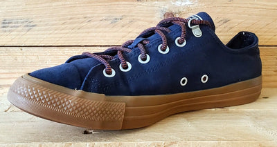Converse All Star Low Canvas Trainers UK8/US8/EU41.5 166452C Navy/Gum